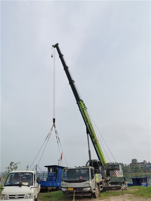 永年区桥梁建设吊装案例